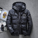 Men's Winter Warm White Duck Down Jackets Men Outwear Thick Snow Parkas Hooded Coat Male Casual Thermal Windproof Down Jacket