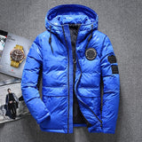 Men's Winter Warm White Duck Down Jackets Men Outwear Thick Snow Parkas Hooded Coat Male Casual Thermal Windproof Down Jacket