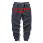 Stop Looking At My Butt stacked Sweatpants Women Print Sweat Pants Women Casual baggy Trousers men Hippie Track Pants pantalon