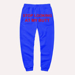 Stop Looking At My Butt stacked Sweatpants Women Print Sweat Pants Women Casual baggy Trousers men Hippie Track Pants pantalon